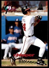 1994 Pinnacle New Generation NG20 Chipper Jones   Atlanta Braves  Baseball Card