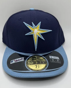 New Era MLB Diamond Era 59Fifty ajustado - Tampa Bay Rays talla 7 3/4 - Imagen 1 de 4