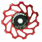 1Pc 11T Rear Derailleur Guide Pulley W/ Ceramic Sealed Bearing Jockey Wheel Red