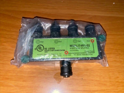 Brand New DIRECTV Approved SWM MRV 4-Way Wide Band Splitter MSPLIT4R1-03 Green - Image 1 of 2