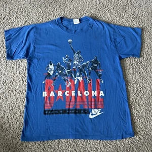 Rare! Vtg Nike Grey Tag B-ball Barcelona Olympics 1992 Dream Team Michael Jordan - Picture 1 of 12