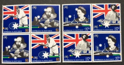 1988 Australia 200th Anniversary Colonization of Australia Set in Blocks of 4 - Image 1 of 3