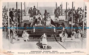 R060980 Krönung Durbar. Delhi. Maharadscha von Benares vor dem König Kaiser a - Bild 1 von 2