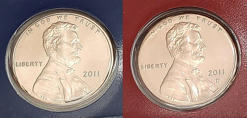 2011 P & D Lincoln Shield Cent / Penny Set   *MINT CELLO*  **FREE SHIPPING** Cover