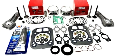 PERFORMANCE SAW SUPPLY OVERHAUL KIT FITS KOHLER CH745 CH730, 2 PISTONS VALVES RODS & GASKETS WITH SEALS