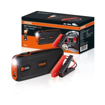 OSRAM OBSL400 BATTERYstart 400 MOBILE STARTHILFE POWERBANK 12V 16800mAh LICHT - Bild 1 von 4