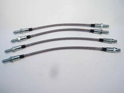 Stainless Steel Brake Hose Kit 4-Piece Fits Lotus Elan Sprint GHP13-68x2SS - Изображение 1 из 4