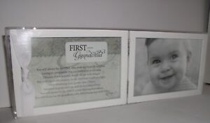 First Grandchild Hinged Picture & Poetry Frame - NEW