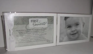 First Grandchild Hinged Picture & Poetry Frame - NEW - Picture 1 of 5