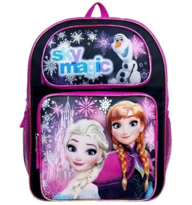 Mochila Grande - Disney - Frozen Black 16" Foto 1 de 3