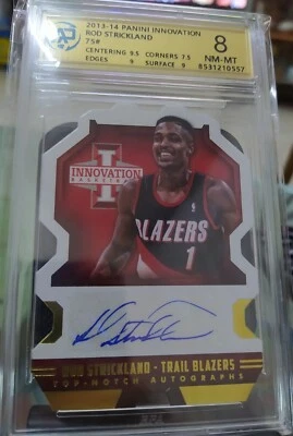 ROD STRICKLAND 2013-14 Panini Innovation Top-Notch Autograph Card 09/25 (RPA: 8) - Image 1 of 4