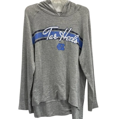 Tar Heels T-Shirt Womens XL University North Carolina Cozy Hooded Tee Logo Gym - Image 1 of 4