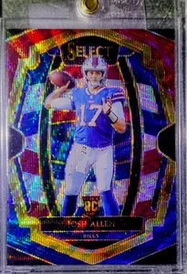 Tricolor Josh Allen Select Rookie Card 2018. Select Tri-Color #/199 - Picture 1 of 20