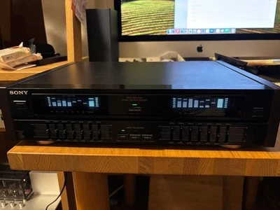 Ecualizador gráfico Sony SEQ-V9900 componente de audio vintage espectro de 7 bandas probado Foto 1 de 4