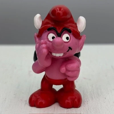 Pitufos 20213 Pequeño Diablo Demonio Pitufo Halloween Figura Schleich PVC Figura Foto 1 de 4