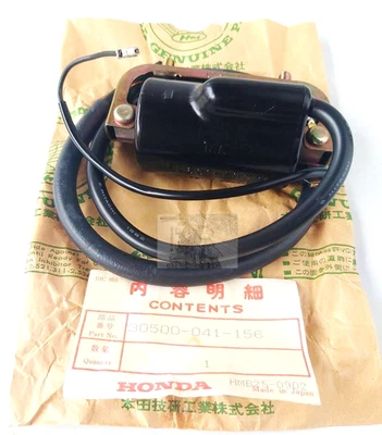 Honda C50 C65 C70 C100 C105 CA100 CA105T CT50 Ignition Coil 6V Nos - Image 1 of 4