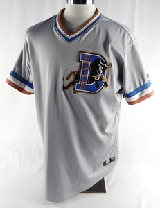 2022-24 Durham Bulls #32 Game Used Grey Jersey Name Plate Removed 46 569 - Bild 1 von 10