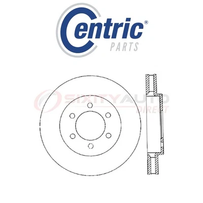 Centric Drilled & Slotted Disc Brake Rotor for 2006-2007 Lincoln Mark LT dj Foto 1 de 4