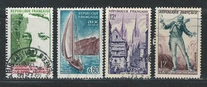 FRANCE Clearance Very Fine Underscribed Used Four Stamps Set #8 - Picture 1 of 2