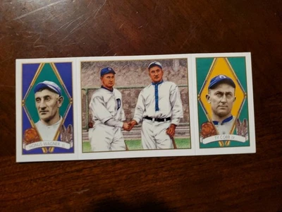 Upper Deck B.A.T. 1993 Carpetas triples - Ty Cobb, Honus Wagner #145 Foto 1 de 2