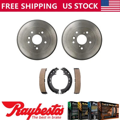 后套件制动鼓和刹车鞋适用于 1998 - 2002 年丰田 RAV4 - Raybestos — 第 1/4 张图片