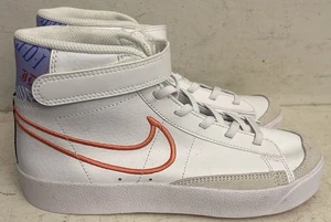 Nike Blazer Mid 77 SE Playful Fonts Sz 3Y- White - DJ0266-100 - Picture 1 of 6