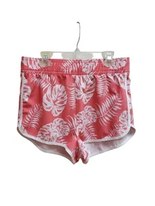 Roxy Board Shorts Girls Size 16 Summer Memories 2 Pink White Floral Beach Summer - Picture 1 of 6