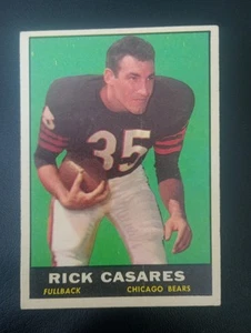 1961 Topps #12 Rick Casares Chicago Bears - Picture 1 of 2