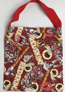 Vintage 1993 Washington Redskins Looney Tunes Tote Bag NFL with Sailboat - Picture 1 of 12