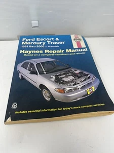 Ford Escort & Mercury Tracer 1991 thru 2002 Haynes Repair Manual # 36020 - Picture 1 of 7
