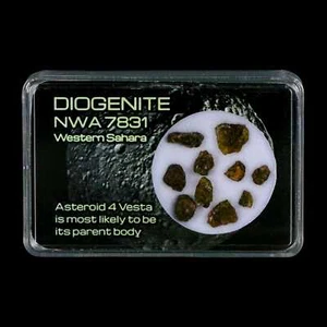 Diogenite Meteorites Asteroid 4 Vesta Specimen NMW 7831 Western Sahara Display - Picture 1 of 4