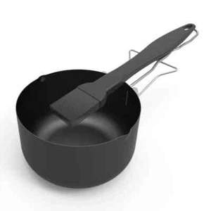 Olla de salsa de soporte Our Table™ en negro - Imagen 1 de 1