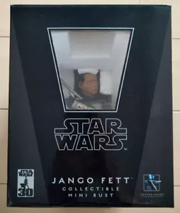 Star Wars Gentle Giant JANGO FETT Mini Bust Attack Of The Clones 1230/9000 - Picture 1 of 6