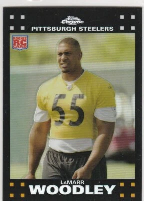 2007 Topps Chrome Refractors #TC236 LaMarr Woodley 058-A - Image 1 of 2