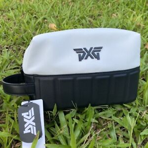1pc PXG Golf Ball Pouch Bag Carry Case Unisex Handbag Outdoor Sport White/Black