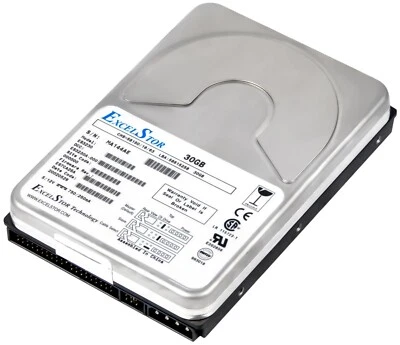 Hard Drive Excelstor ES3230 30GB 5400RPM 2MB ATA PATA / IDE 3.5" Inch - Image 1 of 3