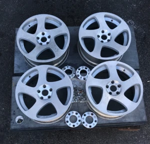 ROTIFORM TMB MONOBLOCK SET OF 4 18" x 8.5" ET45 5x4.5 (WITH ADAPTERS) 5x4.75 C4 - Picture 1 of 23