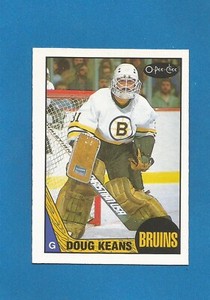 Doug Keans 1987-88 O-PEE-CHEE OPC Hockey #147 (MINT)(OC) Boston Bruins