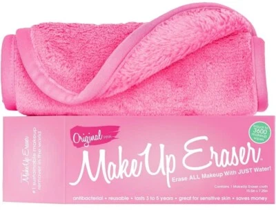 ORIGINAL Pink MakeUp Eraser - Full Size (15.5" x 7.25") NIB - Fast Ship + Gift ! - Image 1 of 4