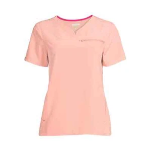 Scrubstar Scrub Top Peach Seasonal Tuck-In Top Size Medium - Picture 1 of 5