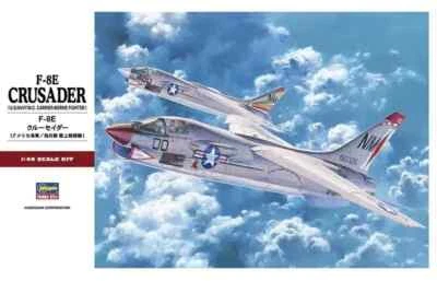 Hasegawa 07225 F-8E Crusader (US Navy/MC Carrier Borne Fighter) Kit Montaggio... - Immagine 1 di 2