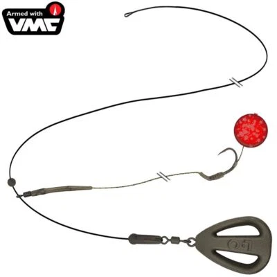 HELICOPTER LEAD FEED Karpfenmontage VMC Mystic Hook Life ORANGE Carp Rig Montage - Bild 1 von 4
