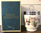 Vintage Royal Worcester Berries & Leaves Egg Coddler With Box From England