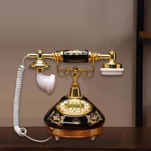 Corded Retro Phone Vintage Old Phone Old Fashioned Decorative Novelty Retro - Zdjęcie 1 z 7