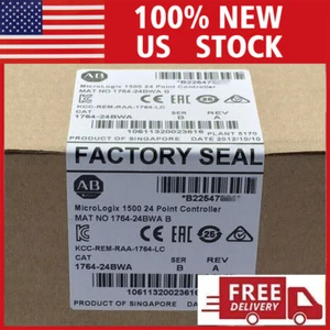 New Allen-Bradley 1764-24BWA SER B MicroLogix1500 24 Point Controller 1764 24BWA - Picture 1 of 5