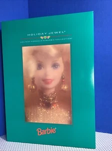 Holiday Jewel 1995 Porcelain Barbie Doll - NRFB, complete W/shipper Box - Picture 1 of 2