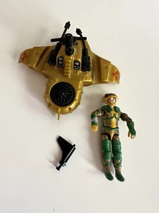 Hasbro GI JOE ARAH COBRA Serpentor & Air Chariot Incomplete 1986 - Picture 1 of 9