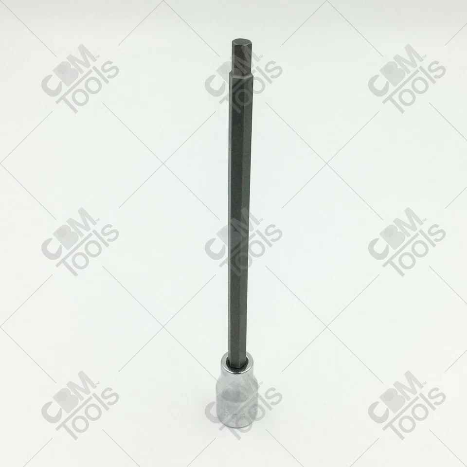 SK Hand Tools 45955 5 mm 3/8" Drive Long Hex Chrome Bit Socket - Image 1 of 1