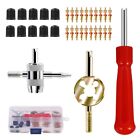 Get Your Wheels Back on Track with 33pcs Car Tyre Valve Repair Tool Kit