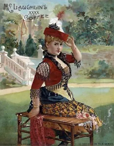 3309.Victorian New Ideas Fashion dresses POSTER.Coffee.Red Room Home art decor - Picture 1 of 1
